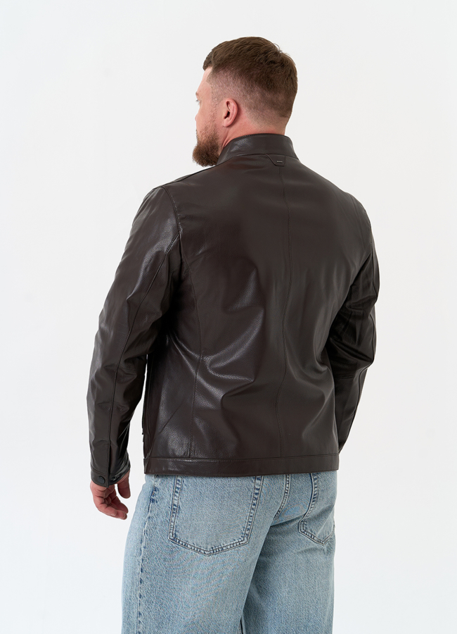 фото Мужская куртка из натуральной кожи модель № 32712