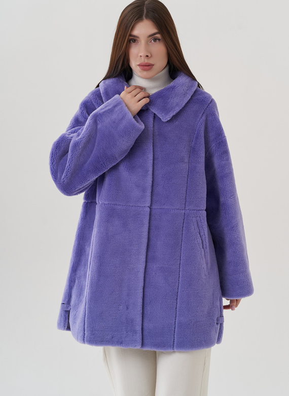 Двухстороннее пальто из натуральной шерсти