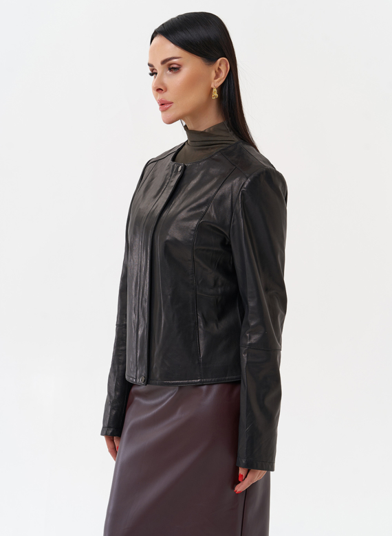 Женская кожаная куртка
