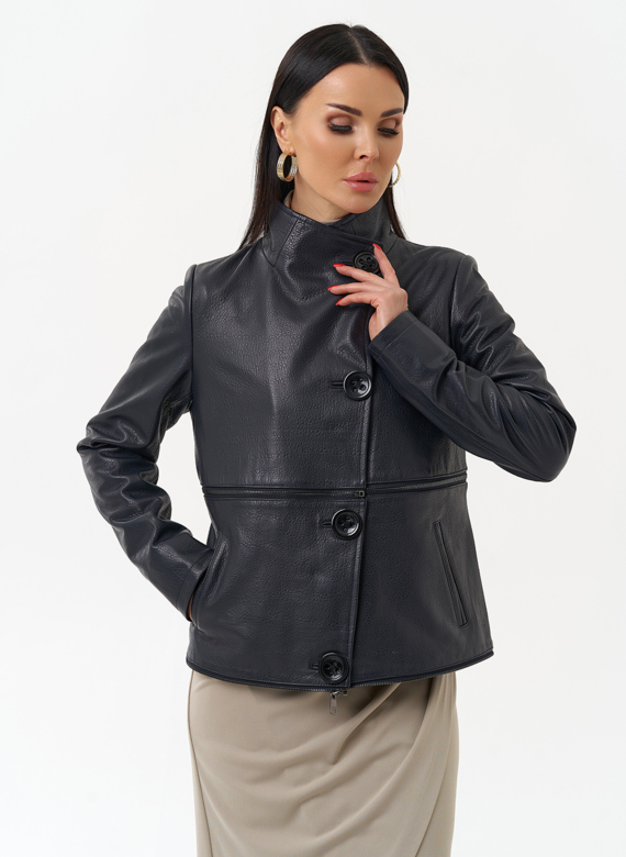 Плащ трансформер из натуральной кожи