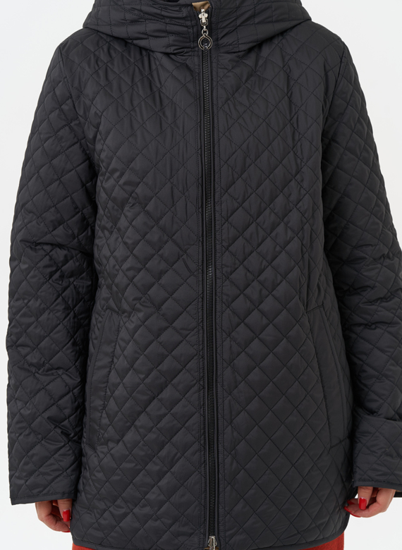 Женская двухсторонняя куртка с капюшоном