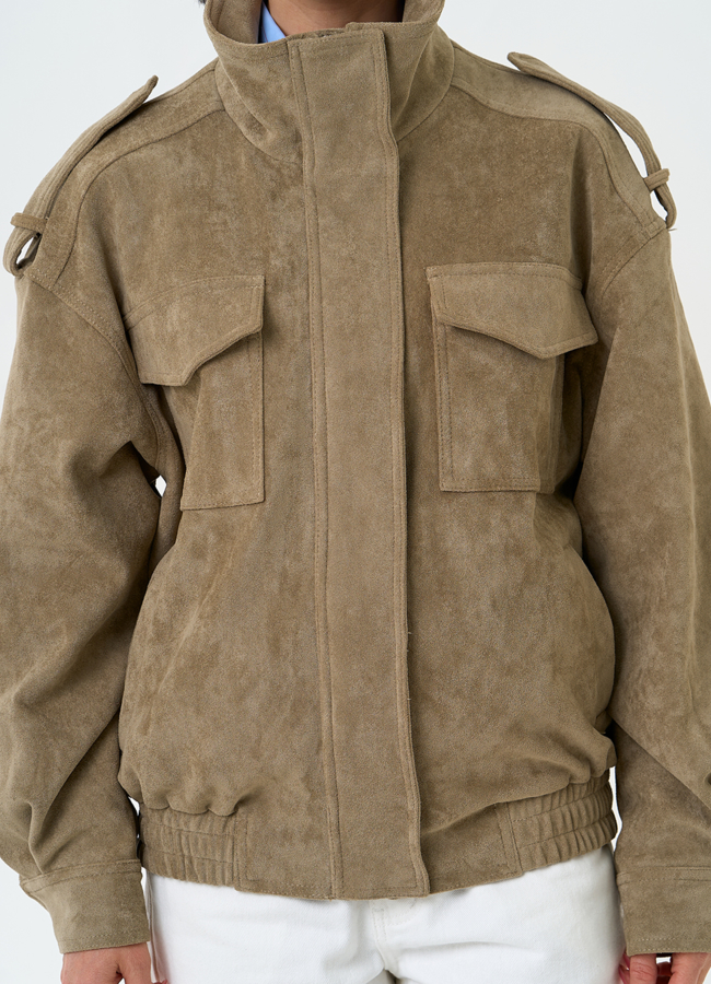 Женская куртка бомбер из эко замши модель № 33161 универмаг малина