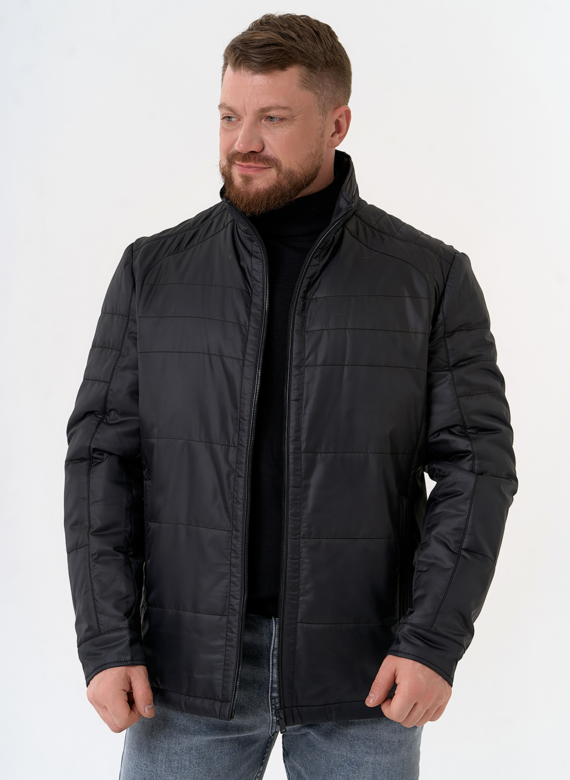 Мужская куртка с воротником стойкой Мужская куртка с воротником стойкой