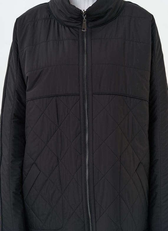 Женская двухсторонняя куртка с воротником стойкой