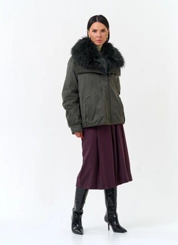 Женская куртка из эко замши