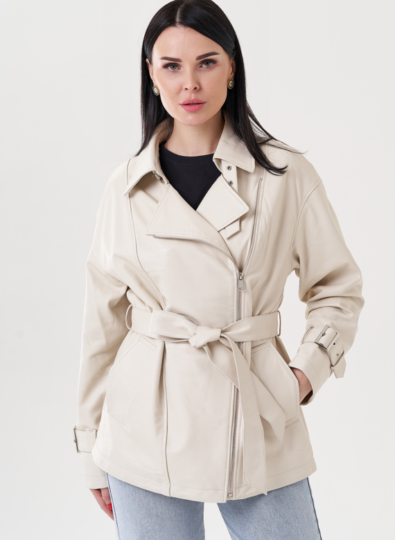 Женская куртка из натуральной кожи