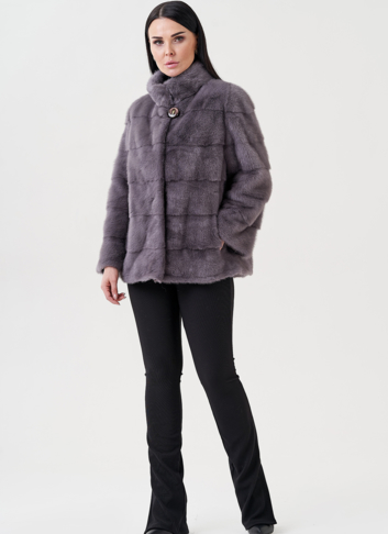 Шуба из норки 