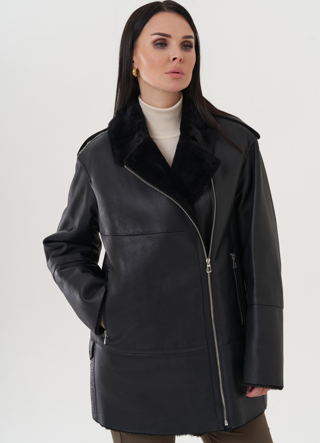 Женская дубленка  модель № 25907 в кредит