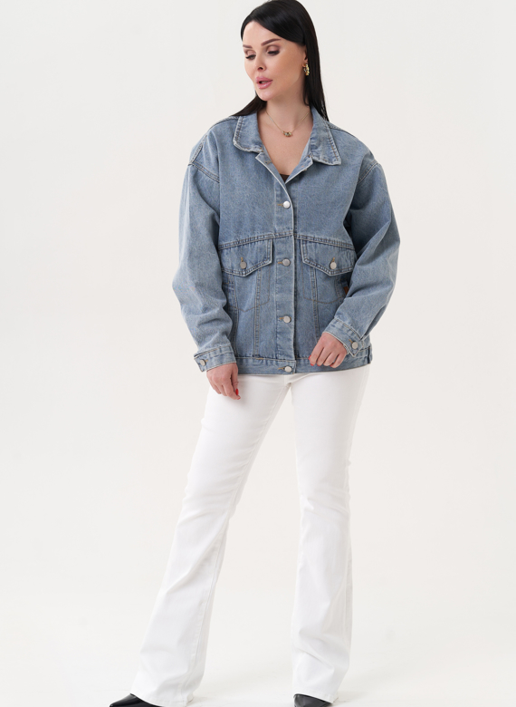 Женская джинсовая куртка 