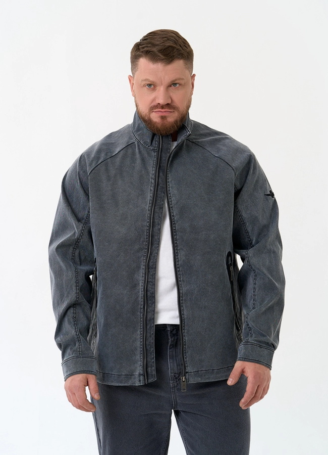 Мужская джинсовая куртка модель № 27271 в кредит