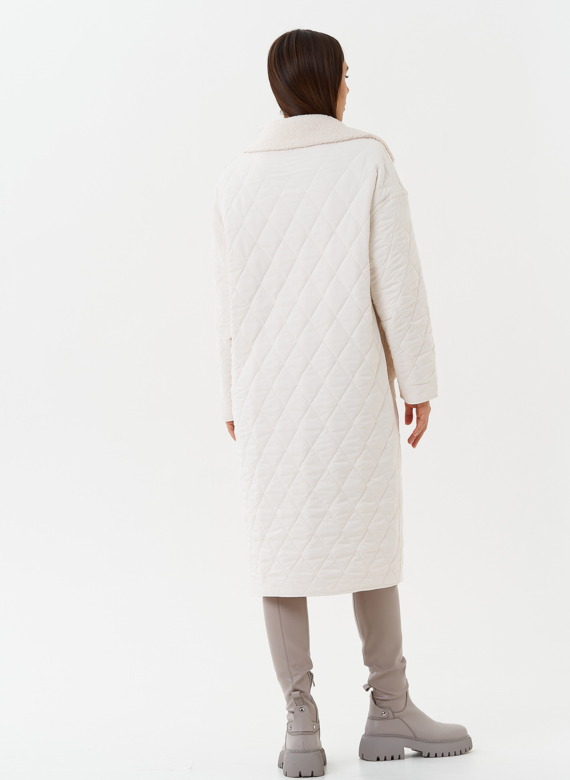 Двустороннее демисезонное пальто с экомехом