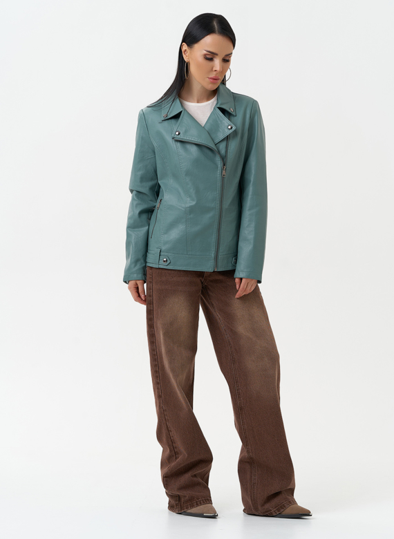 Женская куртка косуха из эко кожи