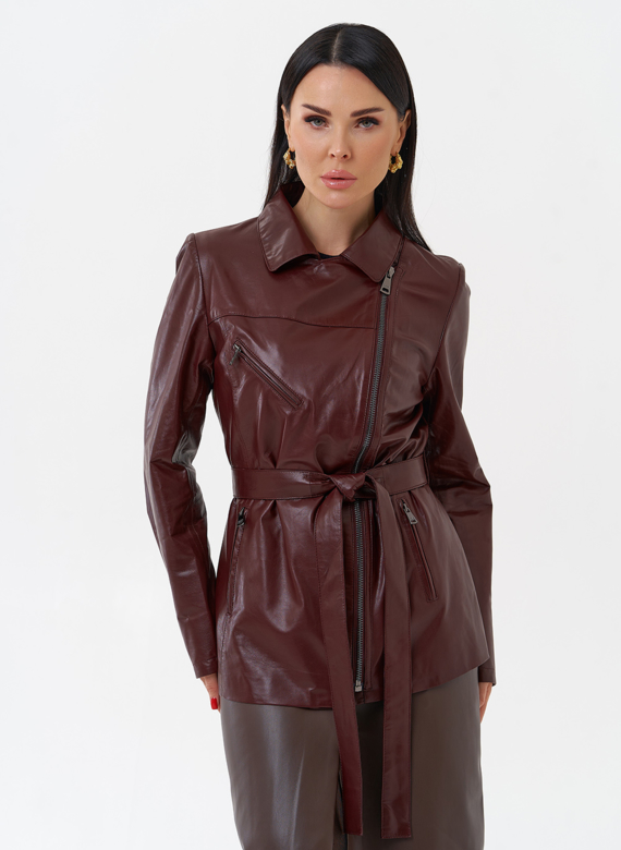 Куртка женская бордового цвета