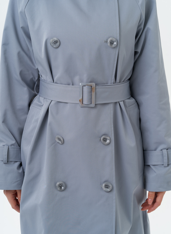 Женский плащ с английским воротником