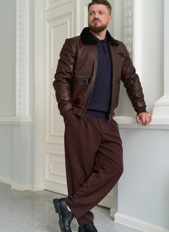 Мужская натуральная дубленка Мужская натуральная дубленка