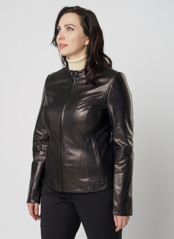 Женская кожаная куртка