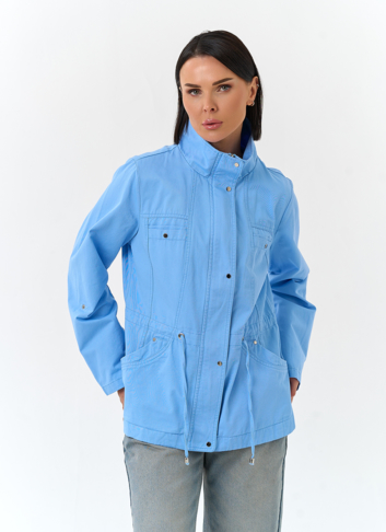 Женская ветровка с воротником стойкой Женская ветровка с воротником стойкой