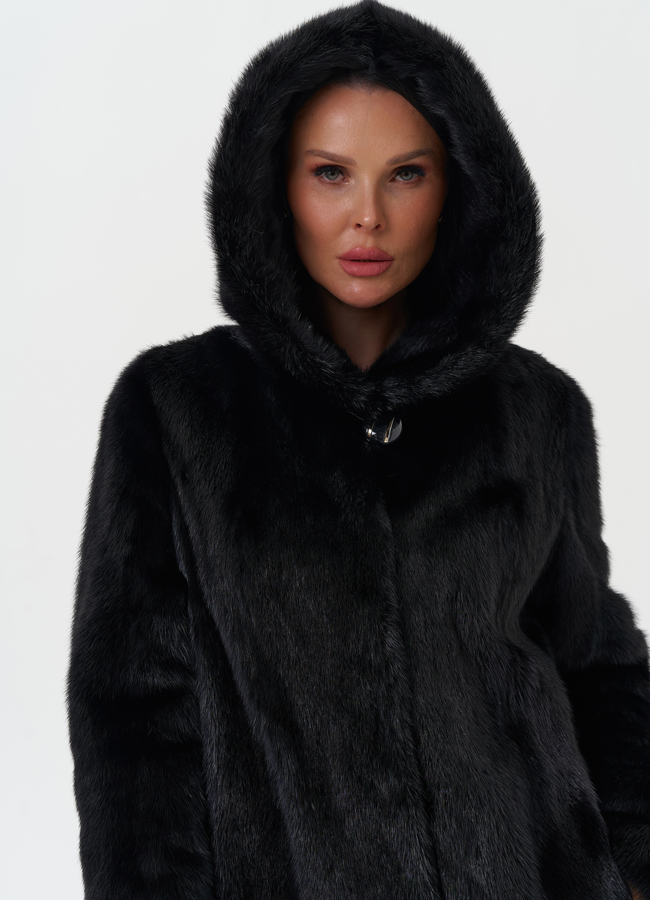 Шуба норка модель № 29465 универмаг малина