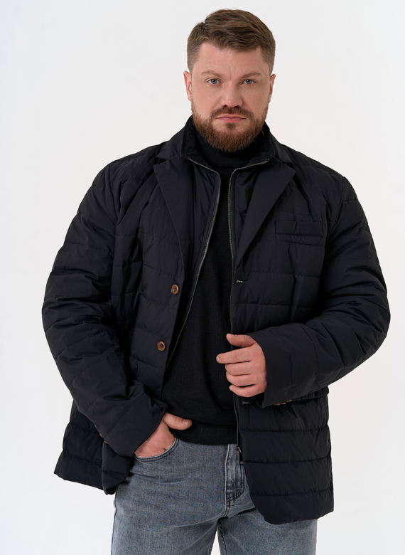 Мужской пуховик со съемной манишкой Мужской пуховик со съемной манишкой