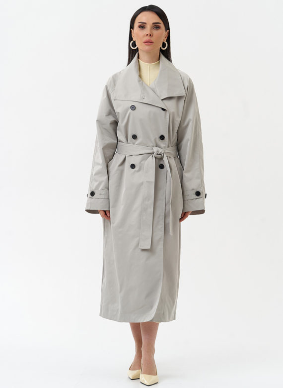 Длинный женский плащ 