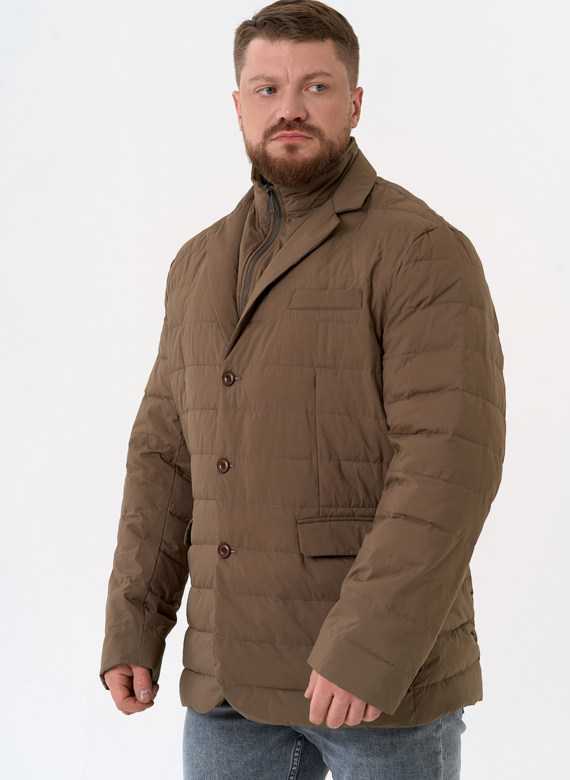 Мужской пуховик со съемной манишкой Мужской пуховик со съемной манишкой