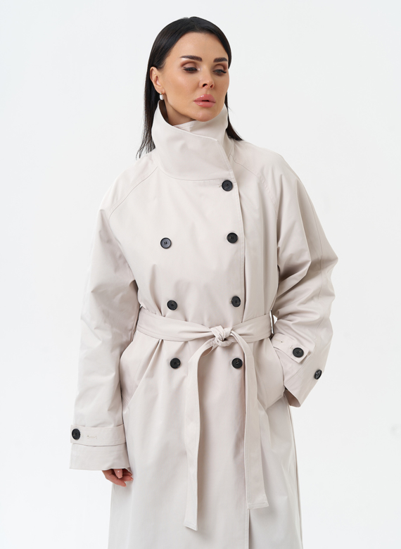 Длинный женский плащ 