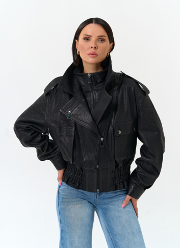 Женская куртка из натуральной кожи