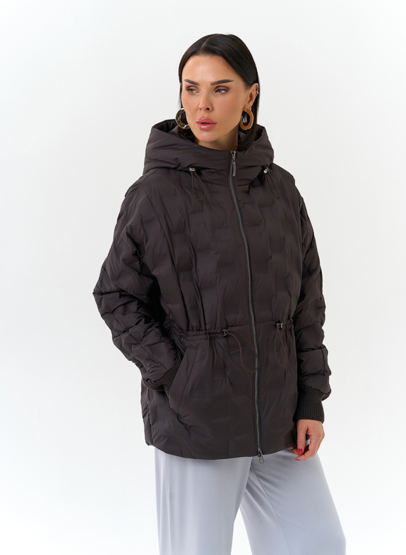 Женская куртка с капюшоном