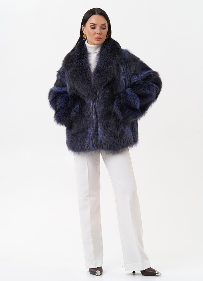 Куртка из енота модель № 29487 универмаг малина