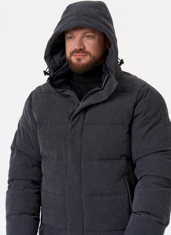 Мужской вельветовый пуховик Мужской вельветовый пуховик