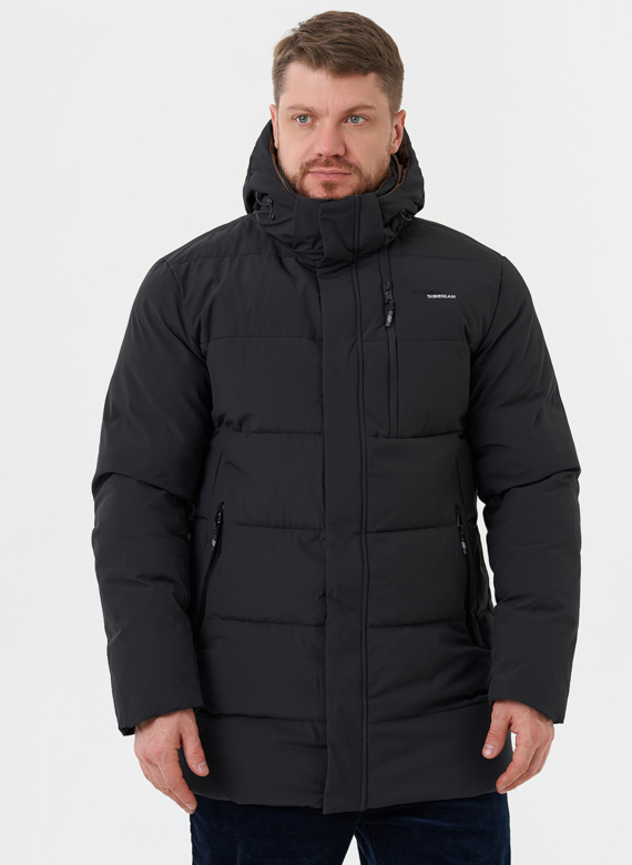 Мужской пуховик с капюшоном