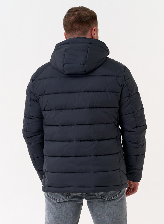 Мужской пуховик с капюшоном  Мужской пуховик с капюшоном