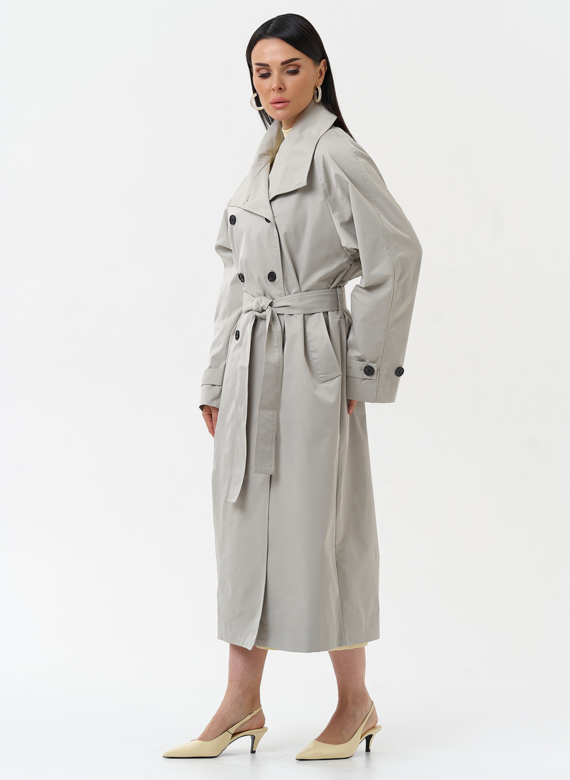 Длинный женский плащ 