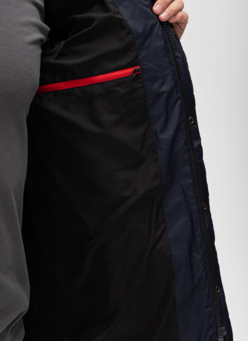 Мужской пуховик с капюшоном 