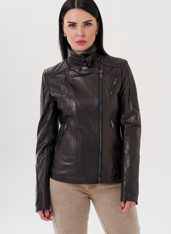 Женская кожаная куртка
