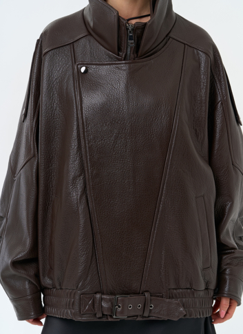 Женская куртка из натуральной кожи